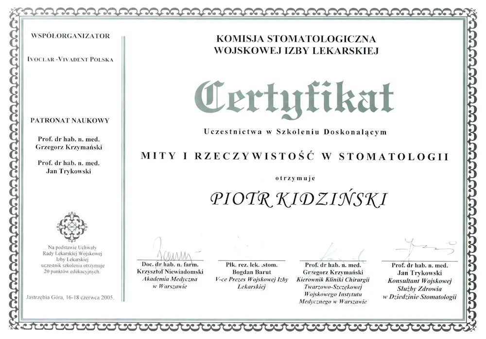 Certyfikat 13