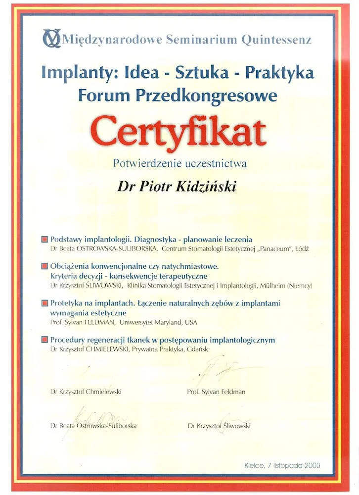 Certyfikat 23
